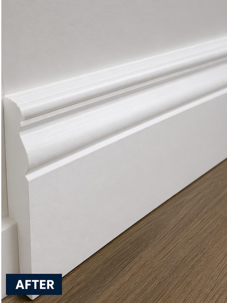 Clean interior trim after painting with RepelX™ Anti-Static Paint Additive